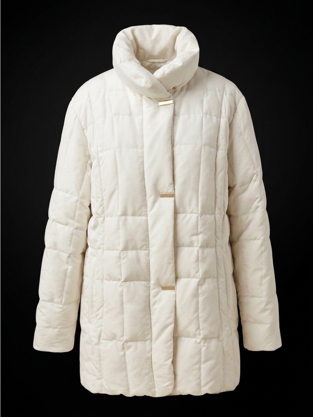 Liz Claiborne Ivory Goose Down Puffer Coat - Size 1X